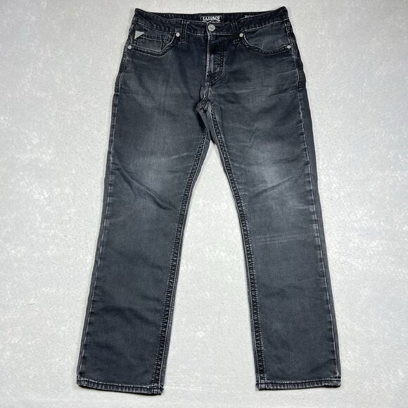 Buckle Salvage Jeans Mayhem Straight Black Men’s 36 Regular Fit 30” Inseam - Picture 1 of 15